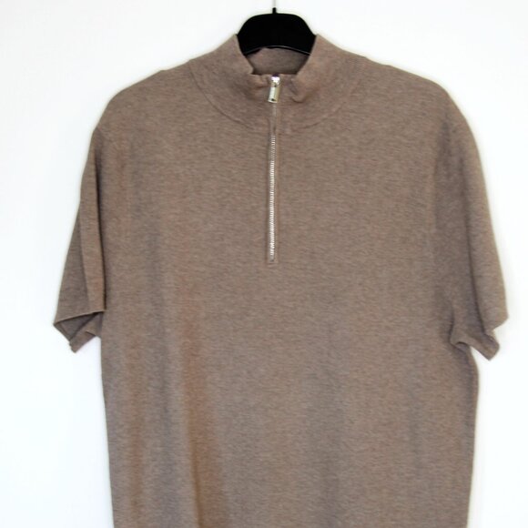 BNWT SS25 PROFUOMO HALF ZIP PULLOVER POLO M - Picture 2 of 11
